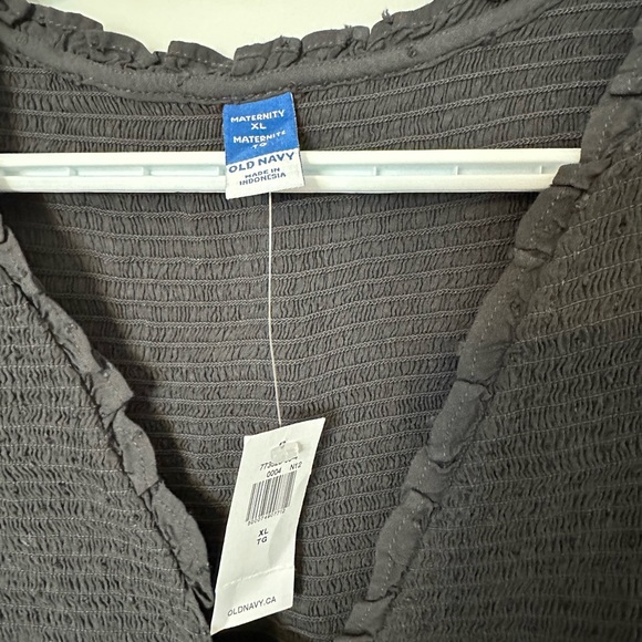 Ditsy dot maternity chiffon dress - Picture 3 of 4